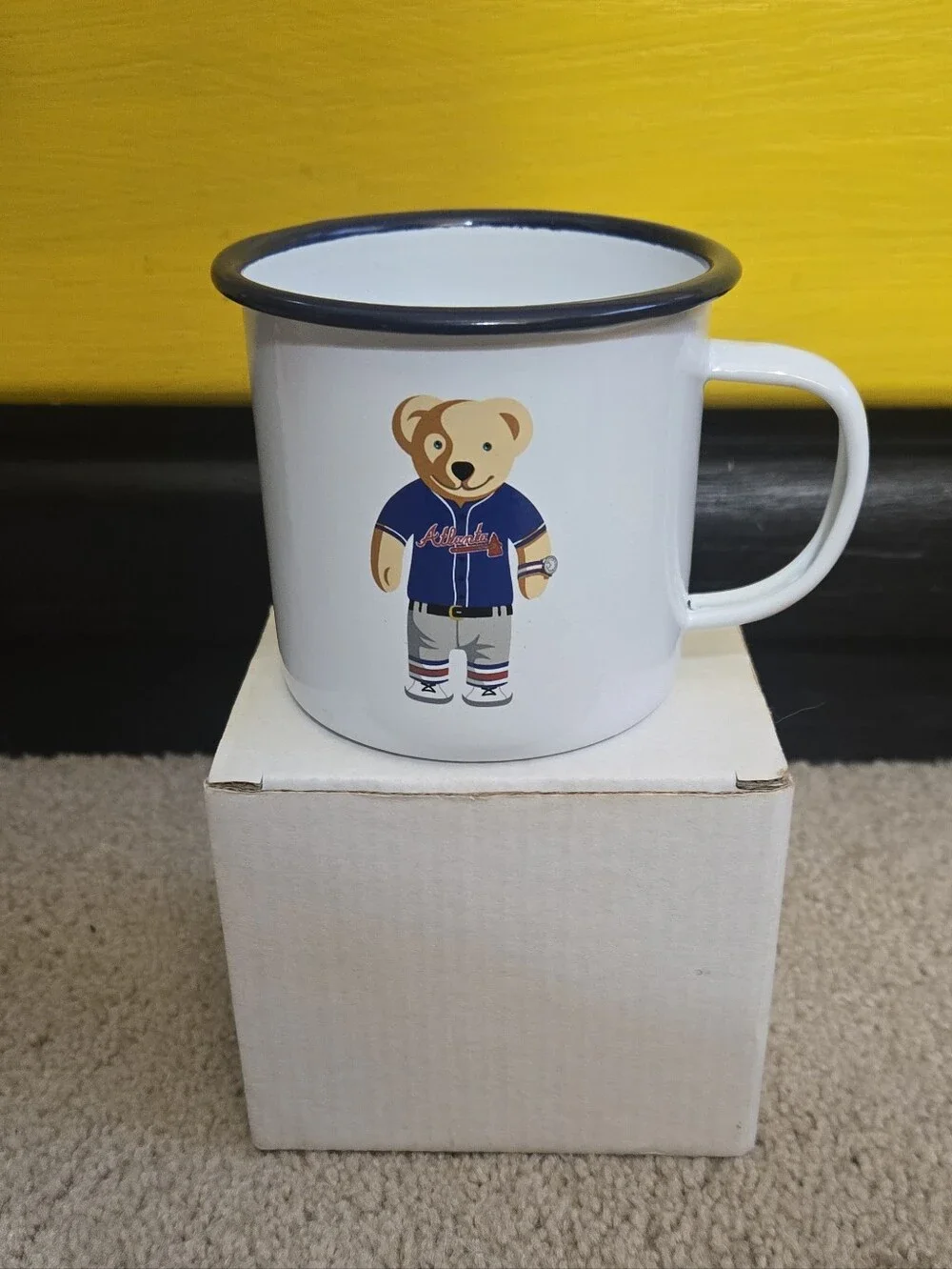 2023 Atlanta Braves Oris Bear Mug, Coffee Cup